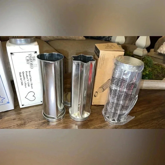 PAMPERED CHEF PC Kitchen Bundle Lot of 6 Bread Tubes & Decorator Bottle - Picture 2 of 9